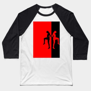 High Heels Red & Black Baseball T-Shirt